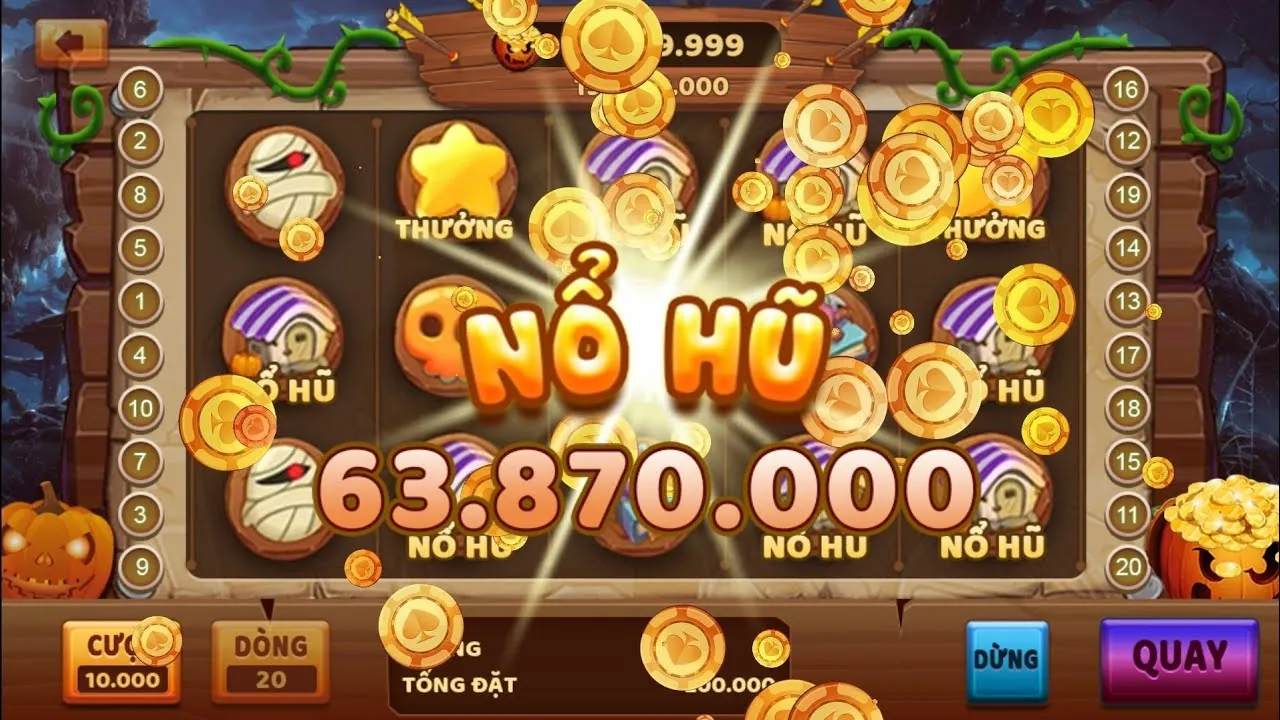 Máy đánh bạc jackpot lũy tiến với số tiền thưởng khổng lồ tại hi88 casino